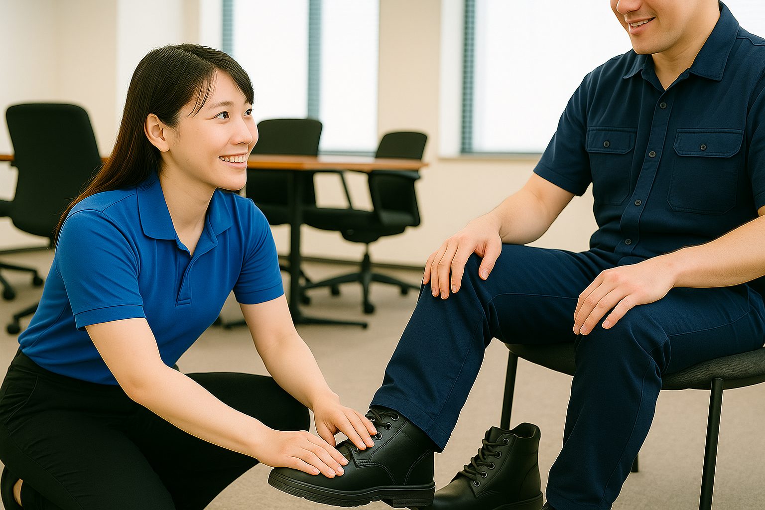 福利厚生としてシューフィッテング